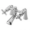 Tre Mercati Charleston Art Deco Pillar Bath Filler Tap - Chrome - 1403 1 Tre Mercati Charleston Art Deco Pillar Bath Filler Tap - Chrome - 1403 -LuxTaps Store 1403 PN