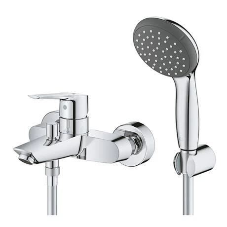 Grohe QuickFix Start Wall Mounted Bath Shower Mixer and Kit - 23413002 4 Grohe QuickFix Start Wall Mounted Bath Shower Mixer and Kit - 23413002 - Image 2