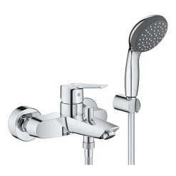 Grohe QuickFix Start Wall Mounted Bath Shower Mixer and Kit - 23413002