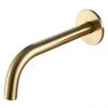 JTP Vos Brushed Brass 250mm Wall Mounted Bath/Basin Spout 2 JTP Vos Brushed Brass 250mm Wall Mounted Bath/Basin Spout -LuxTaps Store 23439BBR P