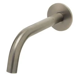 JTP Vos Brushed Black 250mm Wall Mounted Bath/Basin Spout