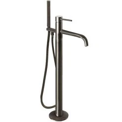 JTP Vos Brushed Black Freestanding Bath Shower Mixer