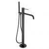 JTP Vos Matt Black Freestanding Bath Shower Mixer -LuxTaps Store 28534MB P