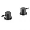 JTP Vos Matt Black Deck Mounted Panel Valves (Pair) 1 JTP Vos Matt Black Deck Mounted Panel Valves (Pair) -LuxTaps Store 28809MB P