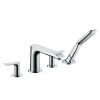 Hansgrohe Metris 4-hole Deck Mounted Bath Mixer - 31442000 -LuxTaps Store 31442000 P