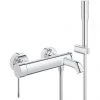 Grohe Essence Wall Mounted Bath Shower Mixer and Kit - 33628001 -LuxTaps Store 33628001 P