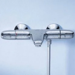 Grohe Grohtherm TMV2 1000 Wall Mounted Thermostatic Bath Shower Mixer - 34155003 -LuxTaps Store 34155003 D2 460