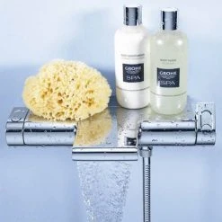 Grohe Grohtherm 2000 Wall Mounted Thermostatic Bath Shower Mixer - 34464001 11 Grohe Grohtherm 2000 Wall Mounted Thermostatic Bath Shower Mixer - 34464001 -LuxTaps Store 34464001 D3 460