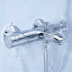 Grohe Grohtherm TMV2 800 Wall Mounted Thermostatic Bath Shower Mixer - 34567000 -LuxTaps Store 34567000 D3 460