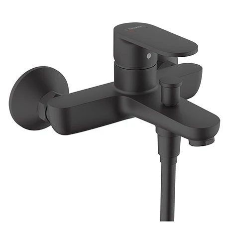 Hansgrohe Vernis Blend Exposed Single Lever Bath Shower Mixer - Matt Black - 71440670 3 Hansgrohe Vernis Blend Exposed Single Lever Bath Shower Mixer - Matt Black - 71440670