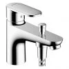 Hansgrohe Vernis Blend Monotrou Single Lever Bath Shower Mixer with 2 Flow Rates - 71446000 -LuxTaps Store 71446000 P