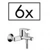 Hansgrohe Pack of 6 Vernis Blend Exposed Single Lever Bath Shower Mixer - 71447000 -LuxTaps Store 71447000 P