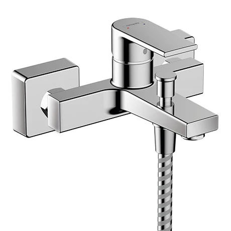 Hansgrohe Vernis Shape Exposed Single Lever Bath Shower Mixer - Chrome - 71450000 3 Hansgrohe Vernis Shape Exposed Single Lever Bath Shower Mixer - Chrome - 71450000