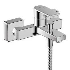 Hansgrohe Vernis Shape Exposed Single Lever Bath Shower Mixer with 2 Flow Rates - 71453000