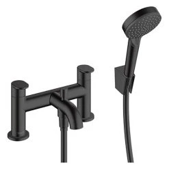 Hansgrohe Vernis Blend Bath Shower Mixer with Kit - Matt Black - 71461670