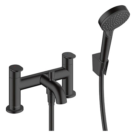 Hansgrohe Vernis Blend Bath Shower Mixer with Kit - Matt Black - 71461670 3 Hansgrohe Vernis Blend Bath Shower Mixer with Kit - Matt Black - 71461670