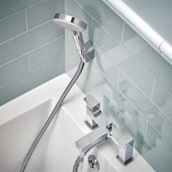 Hansgrohe Vernis Shape Bath Shower Mixer with Kit - Chrome - 71462000 -LuxTaps Store 71462000.ai2 460