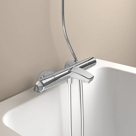 Ideal Standard Ceratherm T100 Exposed Thermostatic Deck Mounted Bath Shower Mixer - A7699AA 7 Ideal Standard Ceratherm T100 Exposed Thermostatic Deck Mounted Bath Shower Mixer - A7699AA - Image 5