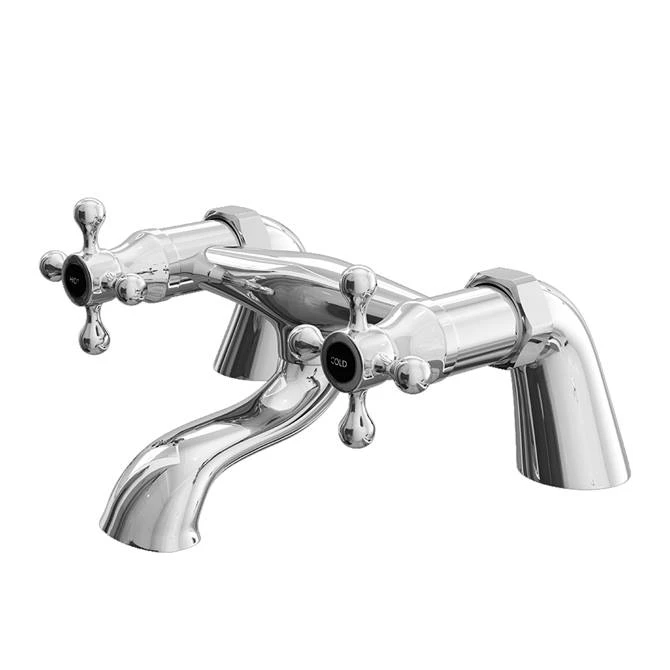 Albert Traditional Bath Filler Tap with Black Indices 3 Albert Traditional Bath Filler Tap with Black Indices
