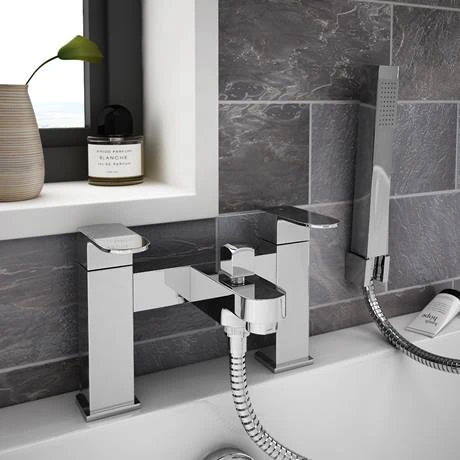 Amos Modern Bath Shower Mixer incl. Shower Kit 4 Amos Modern Bath Shower Mixer incl. Shower Kit - Image 2