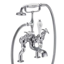 Burlington Anglesey Regent - Angled Deck Mounted Bath/Shower Mixer - ANR19