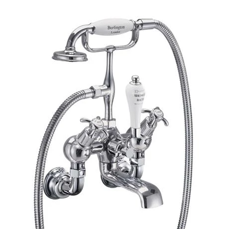 Burlington Anglesey Regent - Angled Wall Mounted Bath/Shower Mixer - ANR21 3 Burlington Anglesey Regent - Angled Wall Mounted Bath/Shower Mixer - ANR21