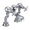 Burlington Anglesey Regent - Chrome Deck Mounted Bath Filler - ANR23