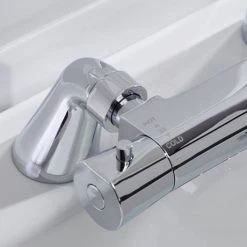 Bristan - Artisan Thermostatic Pillar Bath Filler - Chrome -LuxTaps Store AR2 THBF C.ai2 460