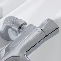 Bristan - Artisan Thermostatic Pillar Bath Filler - Chrome -LuxTaps Store AR2 THBF C.ai3 460
