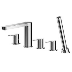 Nuie Arvan Deck Mounted 5TH Bath Shower Mixer - ARV314