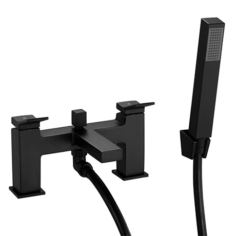 Arezzo Leva Bath Shower Mixer incl. Shower Kit Matt Black 3 Arezzo Leva Bath Shower Mixer incl. Shower Kit Matt Black