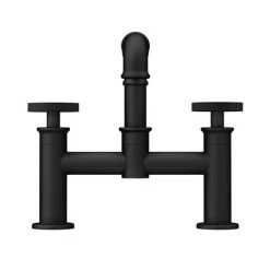 Arezzo Matt Black Industrial Style Bath Filler 11 Arezzo Matt Black Industrial Style Bath Filler -LuxTaps Store AZISBK03 n d2 460