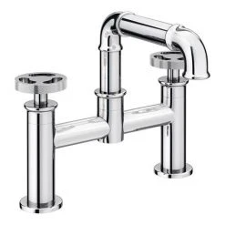 Arezzo Chrome Industrial Style Bath Filler 9 Arezzo Chrome Industrial Style Bath Filler -LuxTaps Store AZISCH03 d2 460