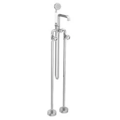 Arezzo Chrome Industrial Style Freestanding Bath Shower Mixer Tap 11 Arezzo Chrome Industrial Style Freestanding Bath Shower Mixer Tap -LuxTaps Store AZISCH05 n d2 460