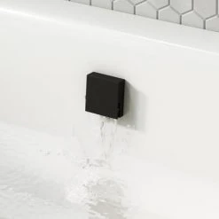 Arezzo Matt Black Square Concealed Thermostatic Shower Valve w. Handset + Freeflow Bath Filler 9 Arezzo Matt Black Square Concealed Thermostatic Shower Valve w. Handset + Freeflow Bath Filler -LuxTaps Store AZSVHMBFSQ d2 460