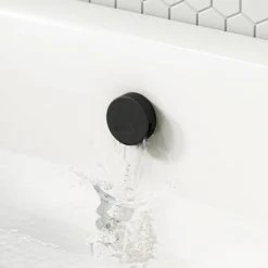 Arezzo Matt Black Round Concealed Thermostatic Shower Valve w. Handset + Freeflow Bath Filler 9 Arezzo Matt Black Round Concealed Thermostatic Shower Valve w. Handset + Freeflow Bath Filler -LuxTaps Store AZSVHMBF d2 460