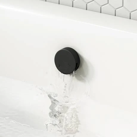 Arezzo Matt Black Round Concealed Thermostatic Shower Valve w. Handset + Freeflow Bath Filler 5 Arezzo Matt Black Round Concealed Thermostatic Shower Valve w. Handset + Freeflow Bath Filler - Image 3