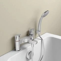 Ideal Standard Ceraflex 2 Hole Bath Shower Mixer - B1823AA -LuxTaps Store B1823AA D3 460