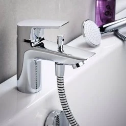 Ideal Standard Tesi 1 Hole Bath Shower Mixer - B1957AA 9 Ideal Standard Tesi 1 Hole Bath Shower Mixer - B1957AA -LuxTaps Store B1957AA D1 460