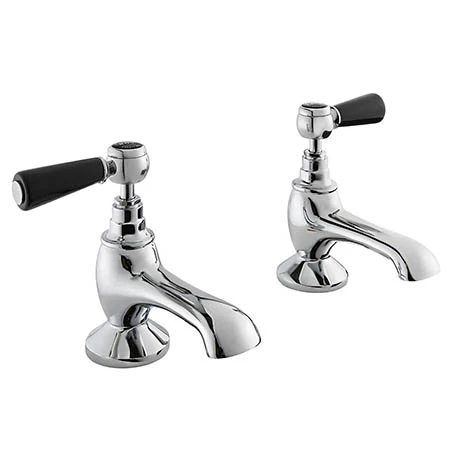 Bayswater Black Lever Traditional Bath Taps 3 Bayswater Black Lever Traditional Bath Taps