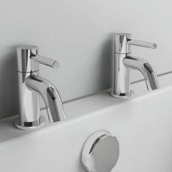 Ideal Standard Ceraline Bath Pillar Taps - BC187AA -LuxTaps Store BC187AA D4 460