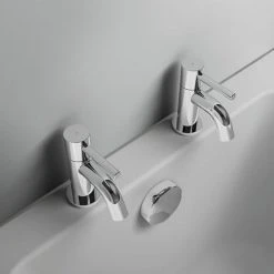 Ideal Standard Ceraline Bath Pillar Taps - BC187AA -LuxTaps Store BC187AA D5 460