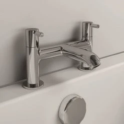Ideal Standard Ceraline 2 Tap Hole Bath Filler - BC188AA 11 Ideal Standard Ceraline 2 Tap Hole Bath Filler - BC188AA -LuxTaps Store BC188AA D2 460
