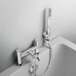 Ideal Standard Ceraline 2 Hole Bath Shower Mixer - BC189AA 13 Ideal Standard Ceraline 2 Hole Bath Shower Mixer - BC189AA -LuxTaps Store BC189AA D4 460