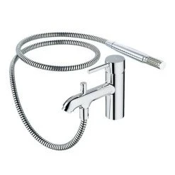 Ideal Standard Ceraline 1 Hole Bath Shower Mixer - BC191AA 10 Ideal Standard Ceraline 1 Hole Bath Shower Mixer - BC191AA -LuxTaps Store BC191AA D2 460
