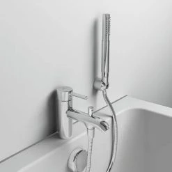 Ideal Standard Ceraline 1 Hole Bath Shower Mixer - BC191AA 13 Ideal Standard Ceraline 1 Hole Bath Shower Mixer - BC191AA -LuxTaps Store BC191AA D5 460