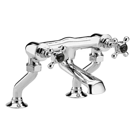 Hudson Reed Topaz Black Deck Mounted Bath Filler - BC403HX 2 Hudson Reed Topaz Black Deck Mounted Bath Filler - BC403HX