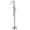 BagnoDesign M-Line Diffusion Chrome Freestanding Bath Shower Mixer 2 BagnoDesign M-Line Diffusion Chrome Freestanding Bath Shower Mixer -LuxTaps Store BDM MLI 438 CP P
