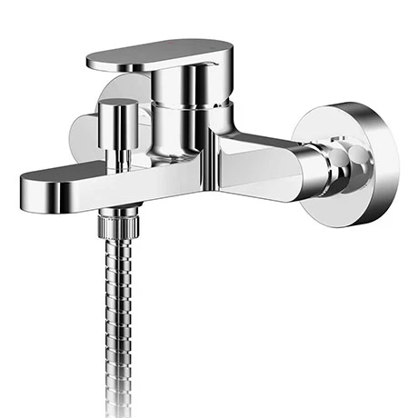 Nuie Binsey Wall Mounted Bath Shower Mixer + Shower Kit - BIN316 3 Nuie Binsey Wall Mounted Bath Shower Mixer + Shower Kit - BIN316