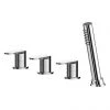 Nuie Binsey Deck Mounted 4TH Bath Shower Mixer - BIN334 -LuxTaps Store BIN334 P